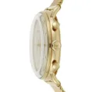 Emporio Armani Aviator Chronograph Quartz Beige Dial Gold Mesh Bracelet Watch For Men - AR11315